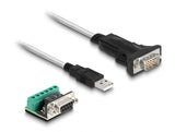 Delock 63465 Adapter Usb 2.0 To Serial Rs-422/485 Male W/ 6 Pin Terminal Block