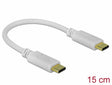Delock 85357 Usb Type-C™ Charging Cable 15 Cm Pd 100 W With E-Marker
