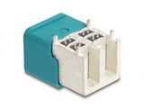 Delock 90145 Easy Highspeed Data Quad Plug Angled For Pcb