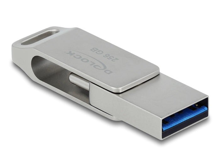 Delock 54008 Usb 5 Gbps Usb-C™ + Type-A Memory Stick 256 Gb - Metal Housing