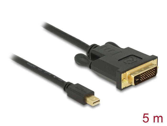 Delock 83991 Kabel Mini Displayport 1.1 Stecker > Dvi 24+1 Stecker 5 M