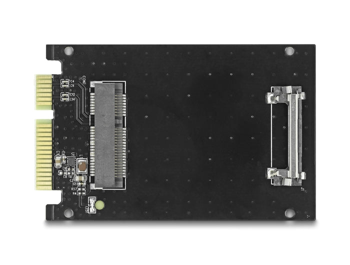 Delock 64100 Sata 22 Pin Male To Msata Slot Adapter