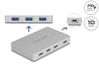 Delock 64279 7 Port USB Hub W/ 4 X USB Type-C Female And 3 X USB Type-A Female