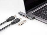 Delock 64274 3 Port Slim Usb Hub With Usb Type-C™ To Usb 10 Gbps Usb Type-A