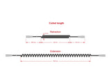 Delock 87995 Coiled Cable Rj50 Male To Poweredusb Male 12 V 3 M Black