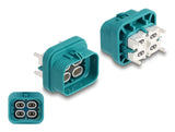 Delock 90329 Easy Highspeed Data Quad Plug For Pcb Protection Class Ip67 / Ip69K