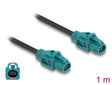 Delock 90336 Cable Z Single Jack To Z Single Jack 1 M