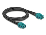 Delock 90340 Cable Z Quad Jack To Z Quad Jack 1 M
