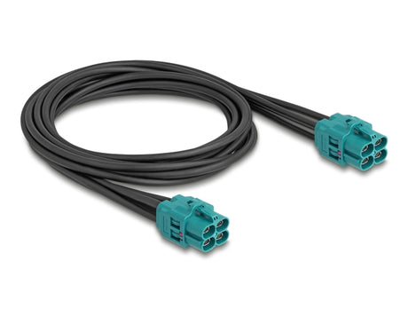 Delock 90340 Cable Z Quad Jack To Z Quad Jack 1 M