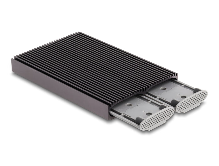 Delock 42028 External Usb Type-C™ Dual Combo Enclosure For 2 X M.2 Nvme Pcie