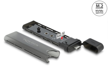 Delock 42635 External Usb Type-C™ Combo Enclosure For M.2 Nvme Pcie Or Sata Ssd