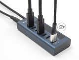 Delock 64288 Usb 10 Gbps Hub With 7 Usb Type-C™ Ports Thereof 6 X Data Port