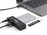 Delock 64252 Usb Type-C™ Converter For 1 X M.2 Nvme Ssd + 1 X Sata Ssd / Hdd