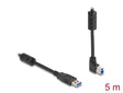 Delock 81107 Usb 5 Gbps Cable Type-A Male To Type-B Male 90° Upwards Angled 5 M