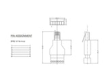 Delock 66590 Rj12 Plug To Terminal Block Adapter 6 Pin 2-Part