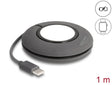 Delock 83019 Usb Type-C™ Reel Charging Cable For Apple Watch 1 M Grey Magnetic