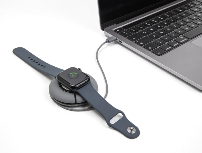 Delock 83019 Usb Type-C™ Reel Charging Cable For Apple Watch 1 M Grey Magnetic