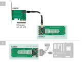 Delock 63953 U.2 Sff-8654 Or Sata Converter To 1 X M.2 Key M Slot