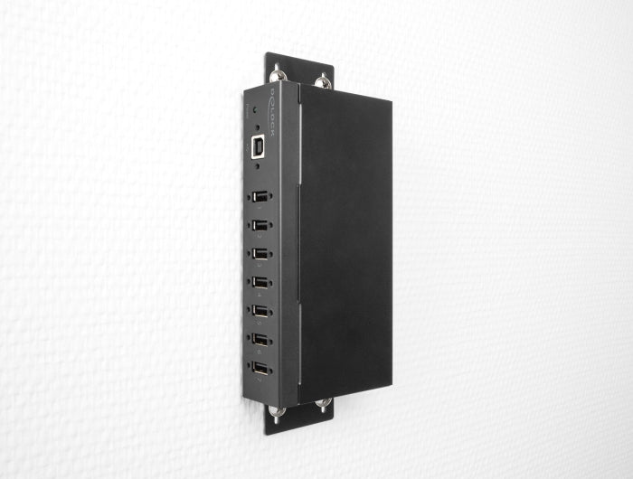 Delock 60687 Industry Hub 7 X Usb 2.0 Type-A With 15 Kv Esd Protection
