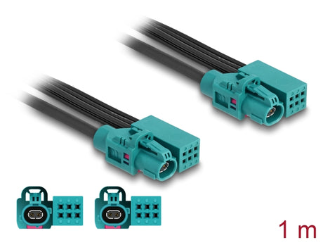 Delock 90337 Cable Z Single + Powerpin Jack To Z Single