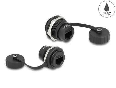Delock 86962 RJ45 Cat.6 Built-In Connector With Protective Cap Ip67