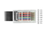 Delock 64304 Adapter Usb 2.0 Type-A Male To 1 X Serial Rs-232 Rj45 Male