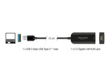 Delock 66045 Usb Type-A Adapter To 2.5 Gigabit Lan