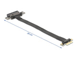 Delock 81495 Riser Card Pci Express 3.0 X1 Male To X4 Slot With Cable 30 Cm