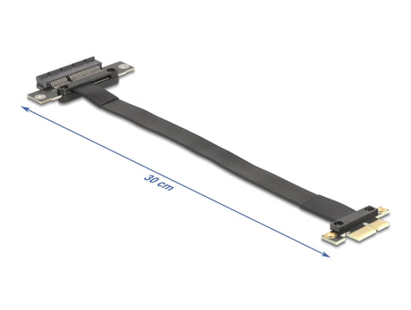 Delock 81495 Riser Card Pci Express 3.0 X1 Male To X4 Slot With Cable 30 Cm