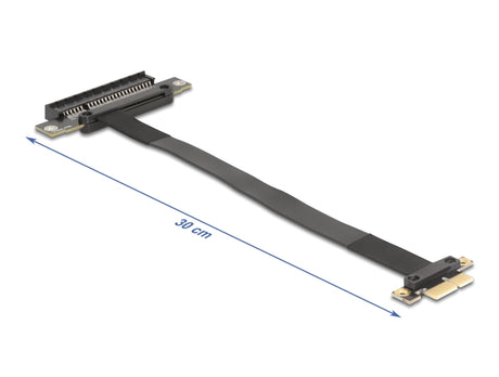 Delock 81496 Riser Card Pci Express 3.0 X1 Male To X8 Slot With Cable 30 Cm