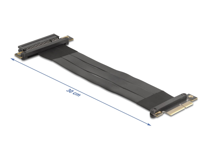 Delock 81497 Riser Card Pci Express 3.0 X4 Male To X8 Slot With Cable 30 Cm