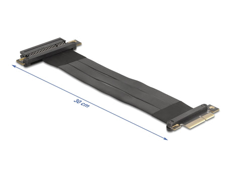 Delock 81497 Riser Card Pci Express 3.0 X4 Male To X8 Slot With Cable 30 Cm