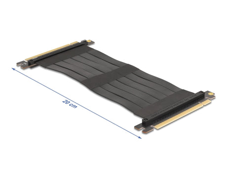 Delock 81500 Riser Card Pci Express 3.0 X16 Male To X16 Male With Cable 20 Cm