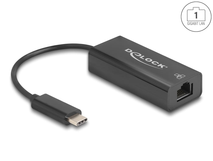 Delock 64306 Usb 2.0 Type-C™ Network Adapter 10/100 Mbps Lan 1 X Rj45