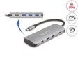 Delock 64323 7 Port Usb 10 Gbps Hub And 4K Hdmi Output W/ Usb Type-C Connection