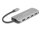 Delock 64323 7 Port Usb 10 Gbps Hub And 4K Hdmi Output W/ Usb Type-C Connection