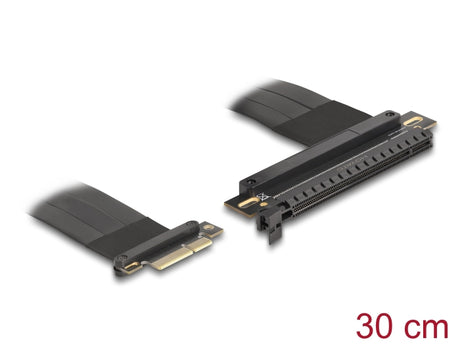 Delock 81498 Riser Card Pci Express 3.0 X4 Male To X16 Slot With Cable 30 Cm