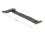 Delock 81498 Riser Card Pci Express 3.0 X4 Male To X16 Slot With Cable 30 Cm