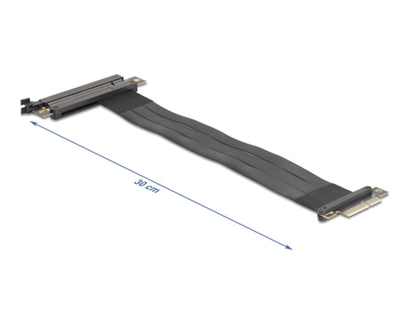 Delock 81498 Riser Card Pci Express 3.0 X4 Male To X16 Slot With Cable 30 Cm