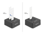 Delock 64300 Usb 20 Gbps M.2 Docking Station For 2 X M.2 Nvme Pcie Ssd