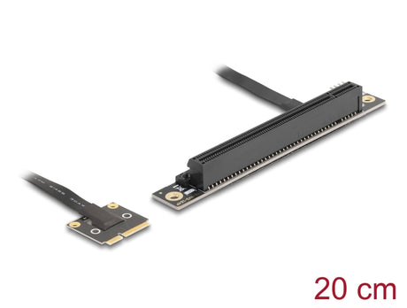 Delock 81294 Adapter Mini Pcie Male To Pcie 3.0 X16 Slot 90° Angled W/ Cable