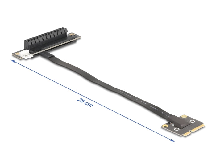 Delock 81295 Adapter Mini Pcie Male To Pcie 3.0 X8 Slot 90° Angled With Cable