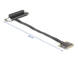 Delock 81295 Adapter Mini Pcie Male To Pcie 3.0 X8 Slot 90° Angled With Cable