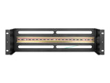 Delock 67195 19″ Circuit-Breaker Strip With Cover And Din Rail 3U Metal Black