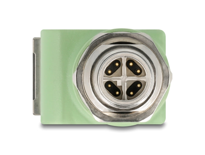 Delock 60683 M12 Adapter X-Coded 8 Pin Male To RJ45 Jack Cat.5E