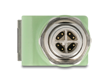 Delock 60683 M12 Adapter X-Coded 8 Pin Male To RJ45 Jack Cat.5E