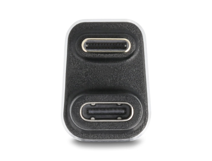 Delock 60737 Usb-C™ Adapter 180° Angled 40 Gbps Pd 3.1 240 W Male To Female
