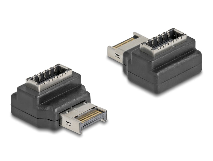 Delock 67237 Adapter Usb 10 Gbps Type-E Key A Male To Female Angled
