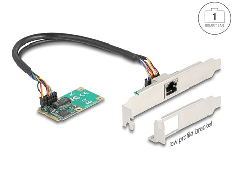 Delock 95268 Mini Pcie I/O Pcie Full Size 1 X Rj45 Gigabit Lan