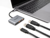 Delock 64337 3 Port Usb Hub 10 Gbps With Usb Type-C™ To 1 X Usb Type-C